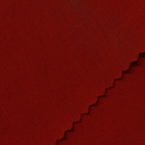 100% Cotton Jersey Knit Fabric, 250 gsm, 132 cm — Red, ref EF-234436