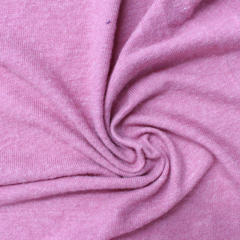 Pink Marl Jersey Knit, Poly-Viscose, 150 gsm, 155 cm