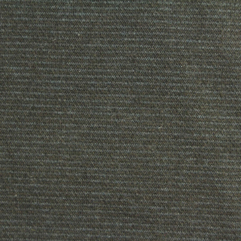 Dark Olive Marl Interlock Knit, Poly-Cotton, 280 gsm