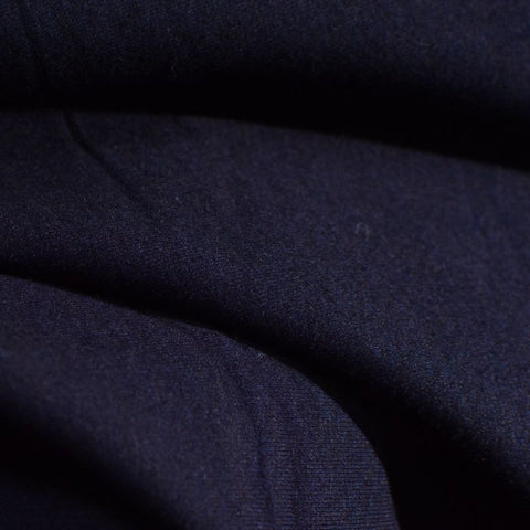 Cotton Polyester Stretch Denim Fabric, 270 gsm, 155 cm — Purple