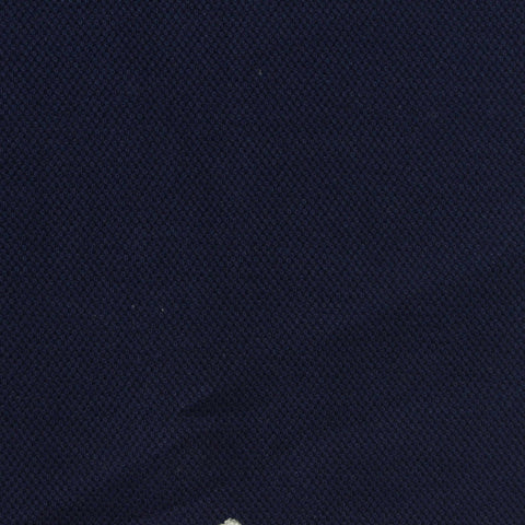 100% Cotton Piqué Knit Fabric, 168 gsm, 216 cm — Navy