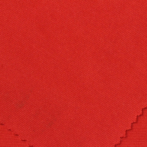 Polyester Stretch Ponte Knit Fabric, 300 gsm, 160 cm — Red