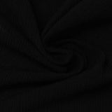 Polyester Stretch Warp Knit Fabric, 150 gsm, 135 cm — Black — photo 3
