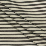 Black Horizontal-Stripe Woven, Cotton — photo 3