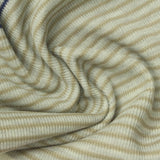 Beige Stripes Rib Knit, Cotton-Poly — photo 3