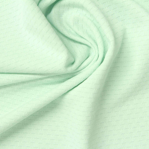 Light Green Tone-on-Tone Jacquard, Poly-Spandex