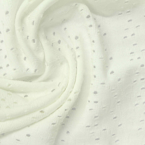 White Dashes Jacquard, Polyester