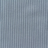Viscose Stretch Rib Knit Fabric, 410 gsm, 120 cm — Blue — photo 3