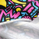 Pink Abstract Jersey Knit, Cotton — photo 3