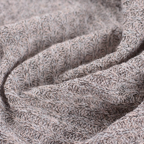 Heather Grey Marl Rib Knit, Poly-Viscose, 190 gsm