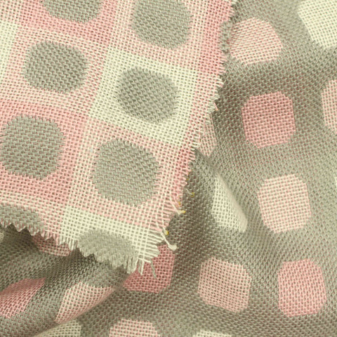 Pink Dots Woven, Acrylic