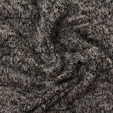 Black Marl Chunky Knit, Poly-Viscose — photo 3