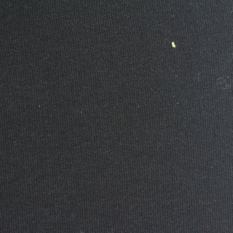 Cotton Polyester French Terry Fabric, 290 gsm, 185 cm — Black