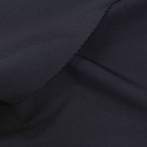 Polyester Viscose Stretch Woven Fabric, 199 gsm — Navy