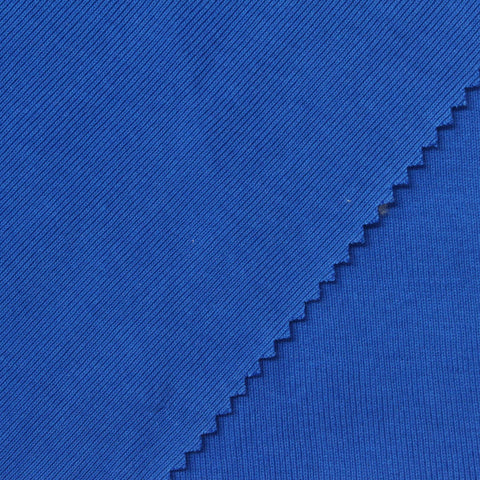 100% Cotton Rib Knit Fabric, 320 gsm, 180 cm — Blue