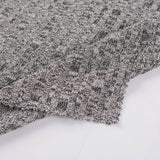 Dark Grey Vertical-Stripe Rib Knit, Viscose-Poly — photo 3