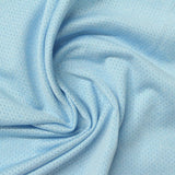 Polyester Stretch Birdseye Knit Fabric, 155 gsm, 160 cm — Blue — photo 3