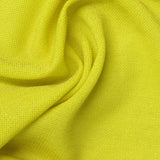 Polyester Metallic Interlock Knit Fabric, 120 gsm, 160 cm — Yellow — photo 3