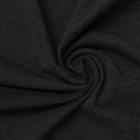 Dark Grey Marl Knit, Cotton-Poly, 160 gsm