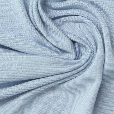 Viscose Stretch Jersey Knit Fabric, 250 gsm, 160 cm — Blue