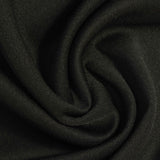 Polyester Tencel Lyocell Stretch Scuba Knit Fabric, 230 gsm, 165 cm — Black — photo 3