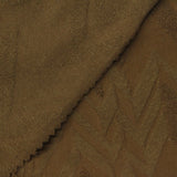 Brown Tone-on-Tone Chevron Jacquard, Poly-Cotton — photo 3