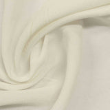 100% Viscose Crepe Fabric, 110 gsm, 135 cm — White — photo 3