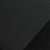 Cotton Polyester Stretch Corduroy Fabric, 280 gsm, 155 cm — Black — photo 3