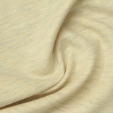 Light Yellow Marl Scuba Knit, Poly-Modal — photo 3