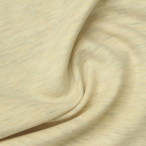 Light Yellow Marl Scuba Knit, Poly-Modal