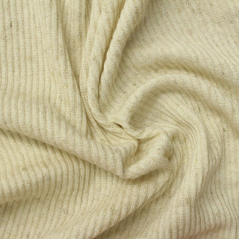 Viscose Stretch Rib Knit Fabric, 210 gsm, 150 cm — Yellow