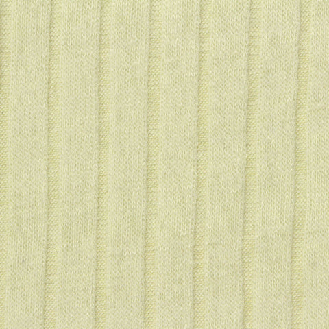 Polyester Viscose Stretch Rib Knit Fabric, 209 gsm, 162 cm — Yellow