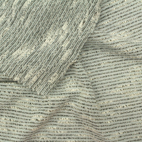 Dark Grey Heathered-Marl Knit, Poly-Viscose, 184 gsm
