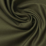Brushed Cotton Stretch Sateen Fabric, 231 gsm, 148 cm — Green — photo 3