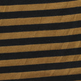 Black Horizontal-Stripe Rib Knit, Poly-Viscose — photo 3