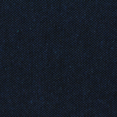 Dark Blue Marl Woven, Cotton-Poly