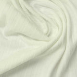 Polyester Viscose Stretch Rib Knit Fabric, 215 gsm — Beige — photo 3