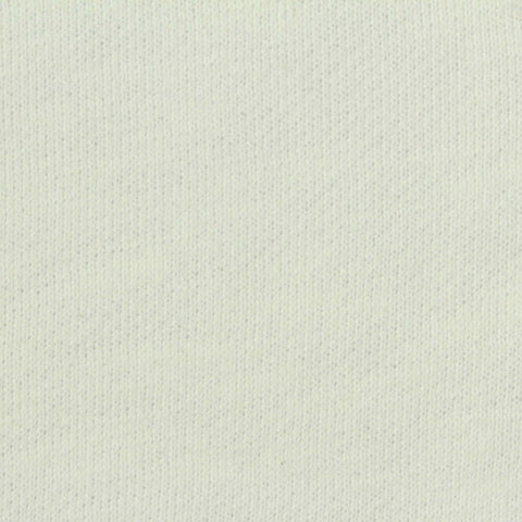Slub Cotton Polyester French Terry Fabric, 270 gsm, 180 cm — White