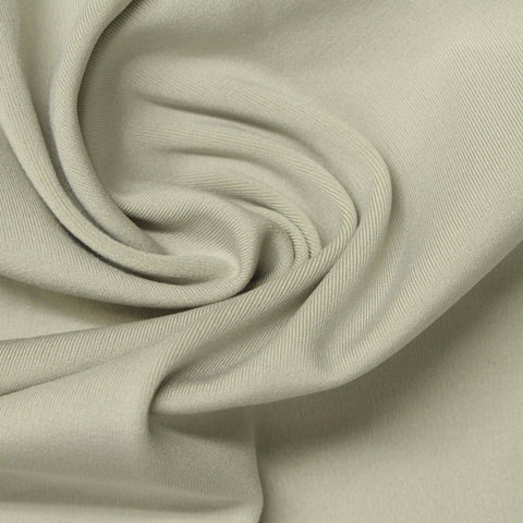Brushed Polyester Stretch Sateen Fabric, 260 gsm — Khaki