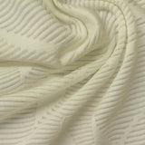 Beige Wavy-Line Jacquard, Polyester — photo 3