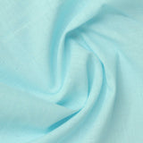 Slub 100% Cotton Linen-Look Fabric, 130 gsm, 135 cm — Blue — photo 3