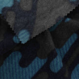 Blue Camo Fleece, Polyester — photo 3