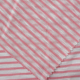 Pink Horizontal-Stripe Knit, Polyester — photo 3