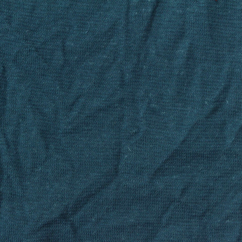 Slub 100% Cotton Jersey Knit Fabric, 163 gsm, 153 cm — Navy