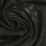 Dark Grey Tone-on-Tone Animal Print Jacquard, Polyester — photo 3