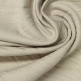 Viscose Nylon Stretch Ponte Knit Fabric, 230 gsm, 150 cm — Beige — photo 3