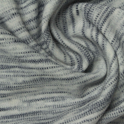 Grey Heather Piqué Knit, Polyester