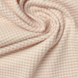 Pink Gingham Velvet, Polyester — photo 3
