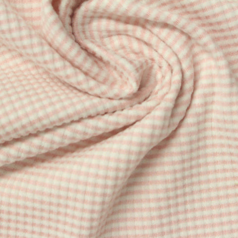Pink Gingham Velvet, Polyester