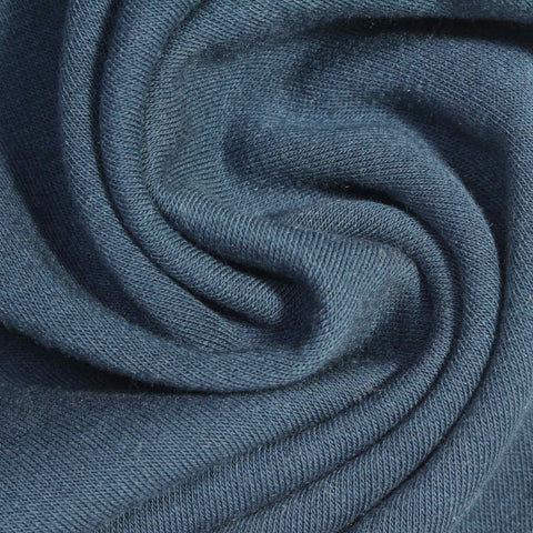French Terry Fabric, 300 gsm, 152 cm — Blue